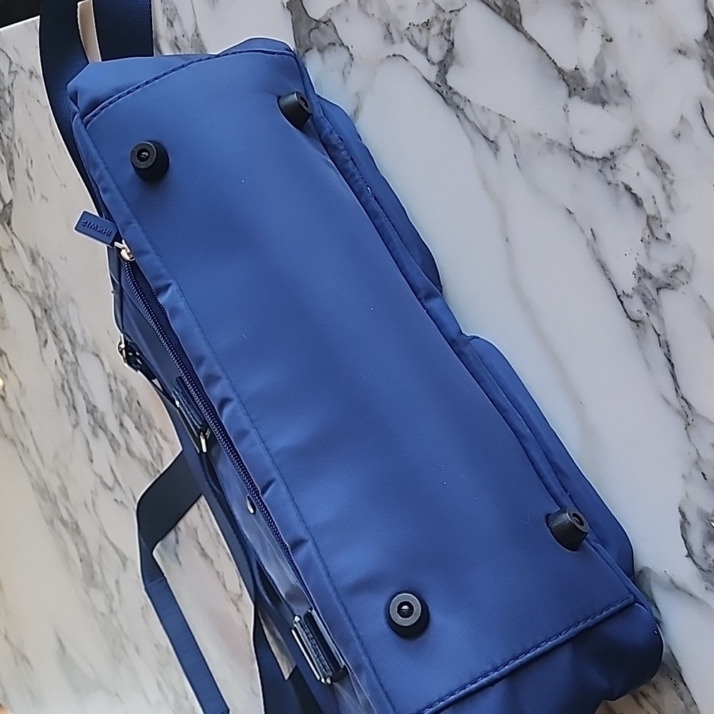 IHKWIP Laptop Travel Crossbody Tote in Navy - Picture 12 of 14